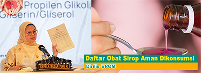 Daftar Obat Sirop Aman Dikonsumsi Yang Dirilis BPOM